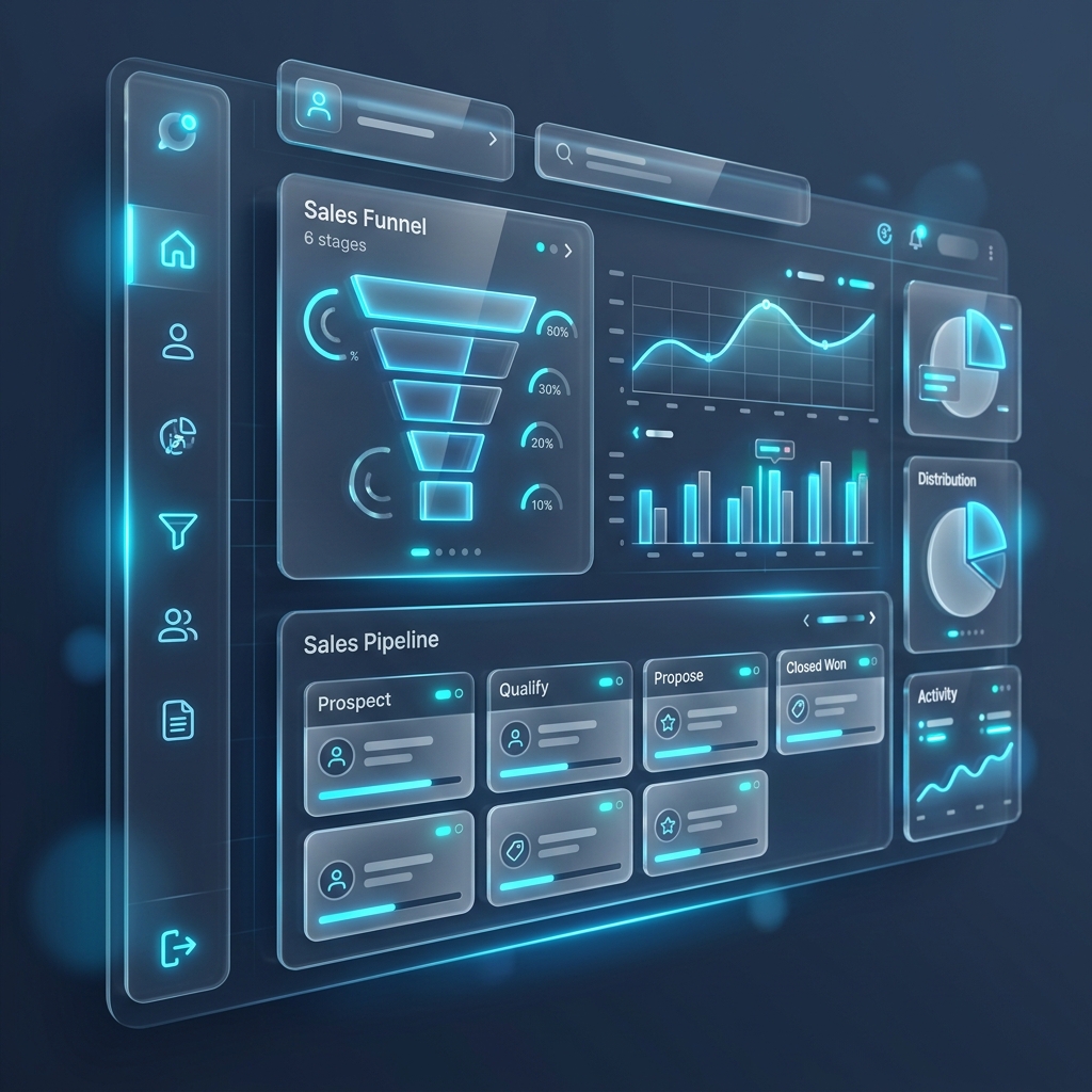 CRM 3D Scene