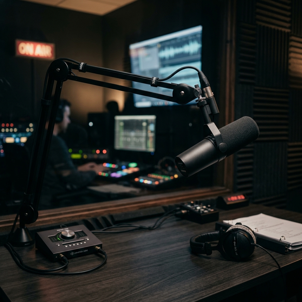 Radio and Podcast Microphone